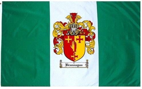 Brannagan Coat of Arms Flag / Family Crest Flag