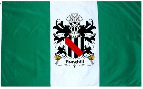 Burghill Coat of Arms Flag / Family Crest Flag