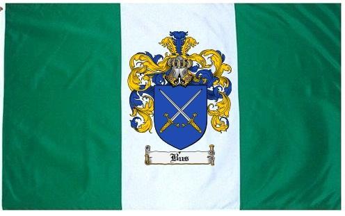 Bus Coat of Arms Flag / Family Crest Flag