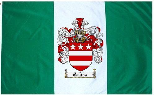 Canton Coat of Arms Flag / Family Crest Flag - Coat of Arms