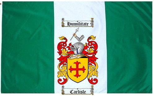 Carlisle Coat of Arms Flag / Family Crest Flag - Coat of Arms