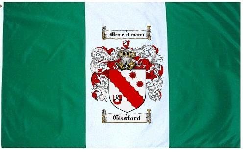 Glasford Coat of Arms Flag / Family Crest Flag