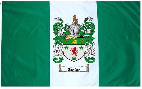Gowe Coat of Arms Flag / Family Crest Flag