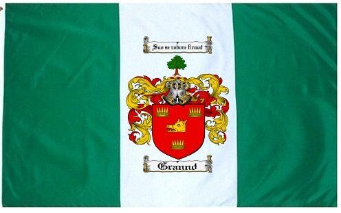 Grannd Coat of Arms Flag / Family Crest Flag