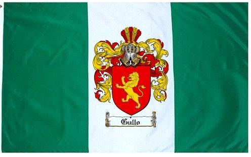 Gullo Coat of Arms Flag / Family Crest Flag