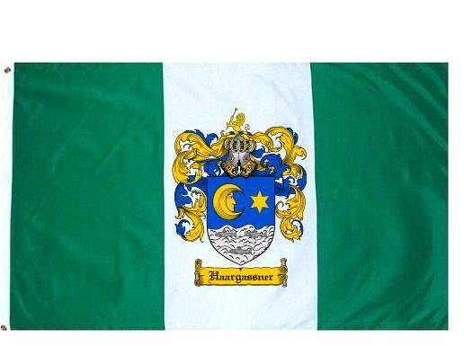 4crests - Haargassner coat of arms flag / family crest flag