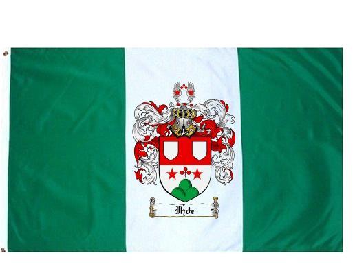 Ihde Coat of Arms Flag / Family Crest Flag