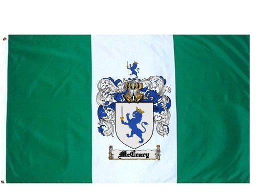 Mccrary Coat of Arms Flag / Family Crest Flag - Coat of Arms