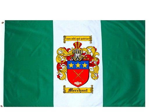 Merchant Coat of Arms Flag / Family Crest Flag  Coat of Arms