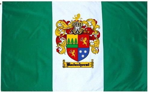 4crests Badenhorst coat of arms flag / family crest flag