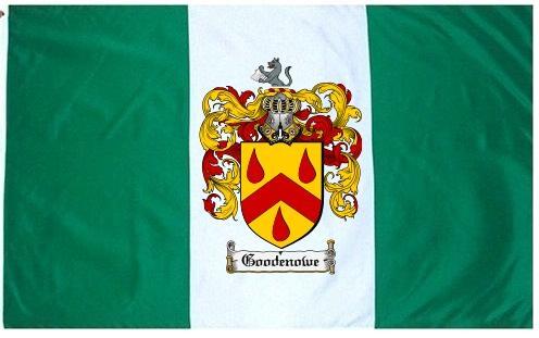 Goodenowe Coat of Arms Flag / Family Crest Flag