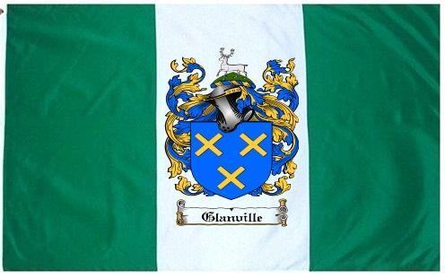 Glanville Coat of Arms Flag / Family Crest Flag - Coat of Arms