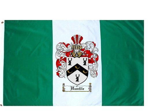 Huntlie Coat of Arms Flag / Family Crest Flag