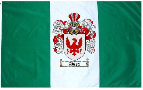 Aberg Coat of Arms Flag / Family Crest Flag