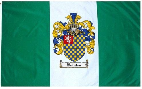 Bointen Coat of Arms Flag / Family Crest Flag