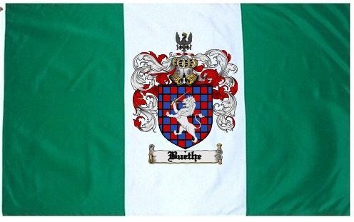 Buethe Coat of Arms Flag / Family Crest Flag