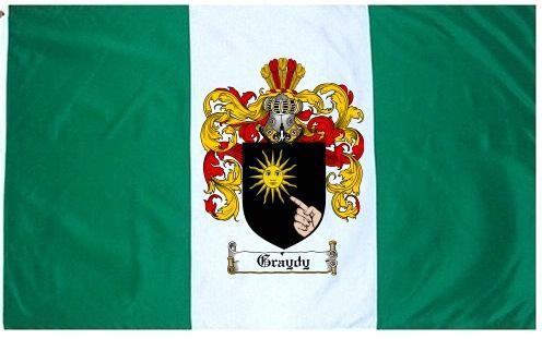 Graydy Coat of Arms Flag / Family Crest Flag