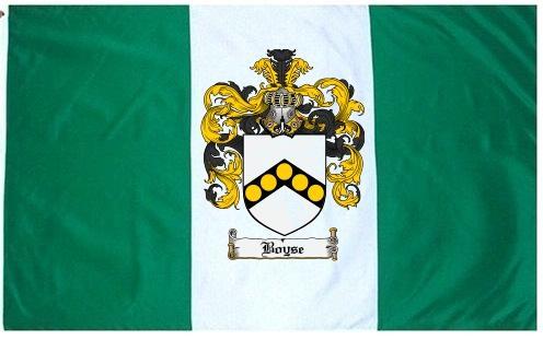4crests - Boyse coat of arms flag / family crest flag