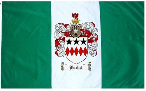 Buchel Coat of Arms Flag / Family Crest Flag
