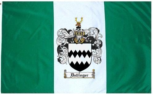 Dallinger Coat of Arms Flag / Family Crest Flag