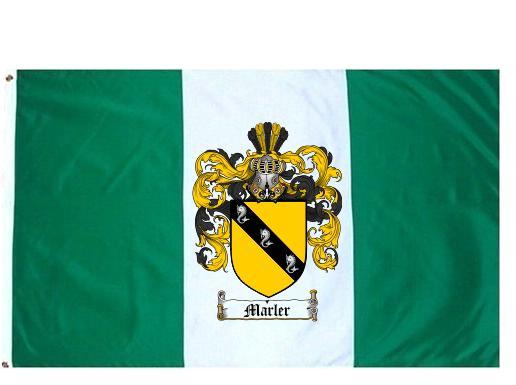 Marler Coat of Arms Flag / Family Crest Flag  Coat of Arms