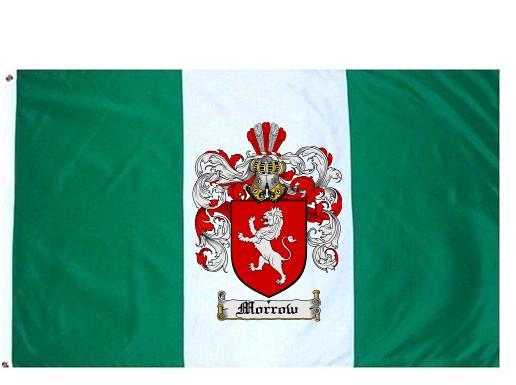 Morrow Coat of Arms Flag / Family Crest Flag - Coat of Arms