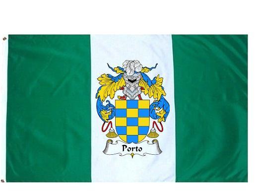Porto Coat of Arms Flag / Family Crest Flag