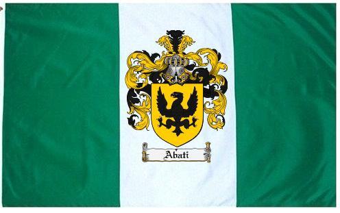 Abati Coat of Arms Flag / Family Crest Flag