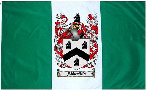 Abberfield Coat of Arms Flag / Family Crest Flag