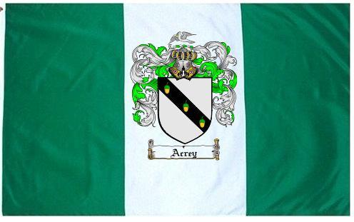 Acrey Coat of Arms Flag / Family Crest Flag