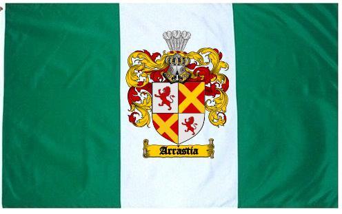 Arrastia Coat of Arms Flag / Family Crest Flag