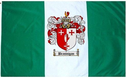 Brannigan Coat of Arms Flag / Family Crest Flag