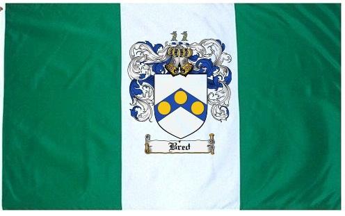 Bred Coat of Arms Flag / Family Crest Flag