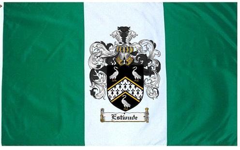 Estwude Coat of Arms Flag / Family Crest Flag