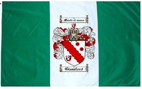 Glassford Coat of Arms Flag / Family Crest Flag