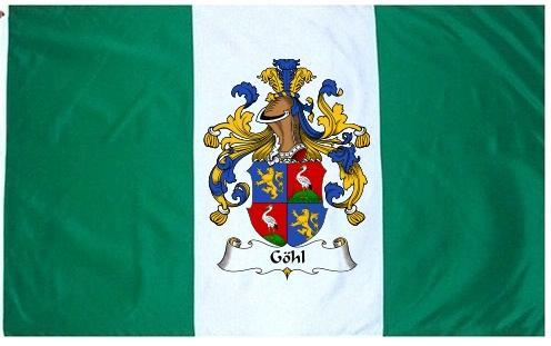 Gohl Coat of Arms Flag / Family Crest Flag