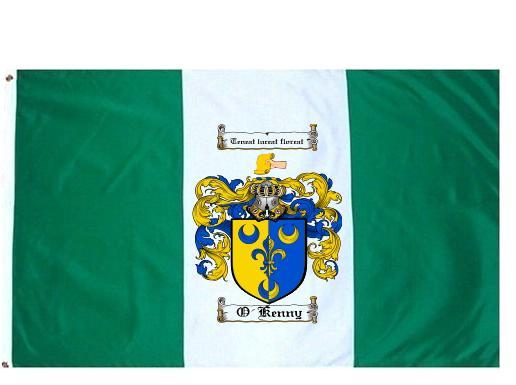 O'Kenny Coat of Arms Flag / Family Crest Flag