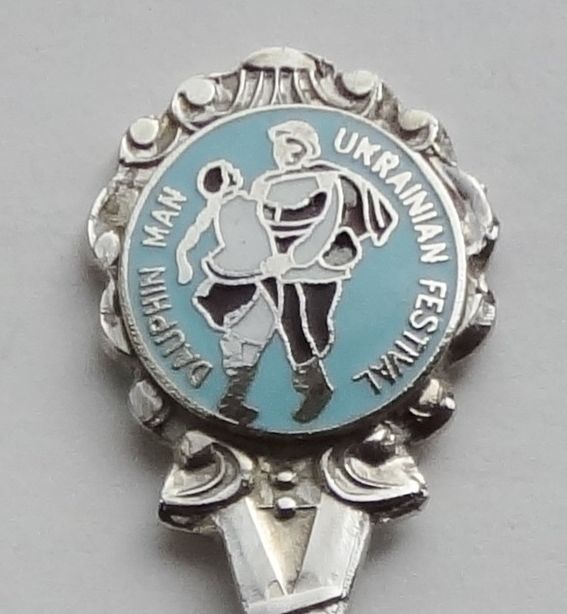 Collector Souvenir Spoon Canada Manitoba Dauphin Ukrainian Festival Decorative Collectibles Collector Souvenir Spoon Canada Manitoba Dauphin Ukrainian Festival Decorative Collectibles