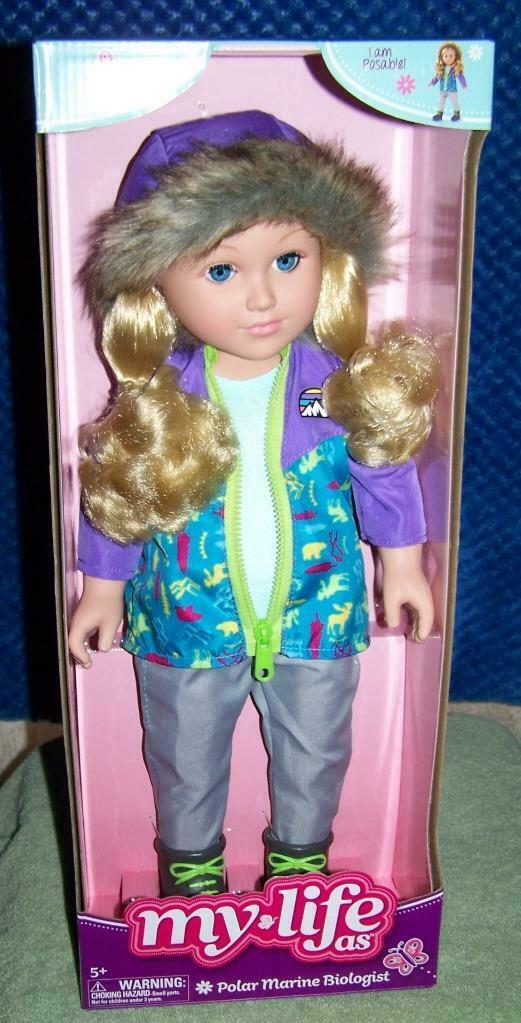 Primary image for MY LIFE as a POLAR MARINE BIOLOGIST 18" Doll New
