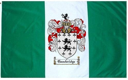 Gooderidge Coat of Arms Flag / Family Crest Flag