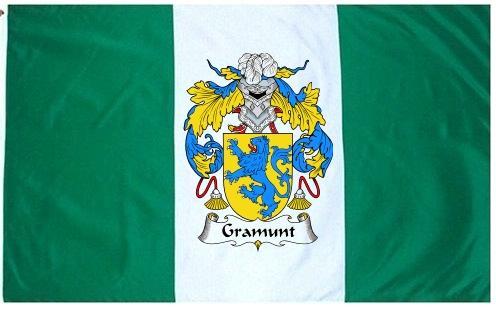 Gramunt Coat of Arms Flag / Family Crest Flag