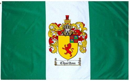 Charlton Coat of Arms Flag / Family Crest Flag - Coat of Arms