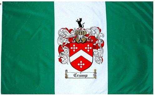 Crump Coat of Arms Flag / Family Crest Flag