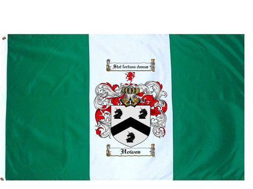 Howes-crest Coat of Arms Flag / Family Crest Flag