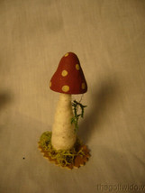 Vintage Inspired Spun Cotton Single Standing Mushroom no. B1 image 1