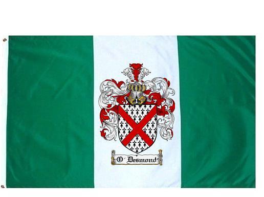 O'Desmond Coat of Arms Flag / Family Crest Flag