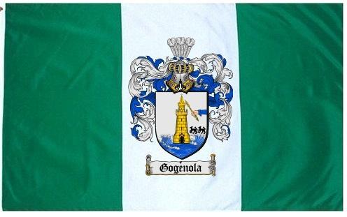 Gogenola Coat of Arms Flag / Family Crest Flag