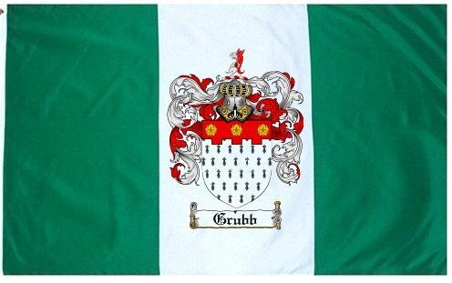 Grubb Coat of Arms Flag / Family Crest Flag - Coat of Arms