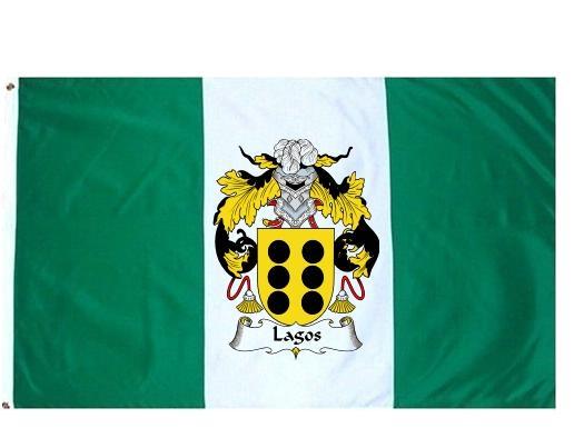 Lagos Coat of Arms Flag / Family Crest Flag Coat of Arms
