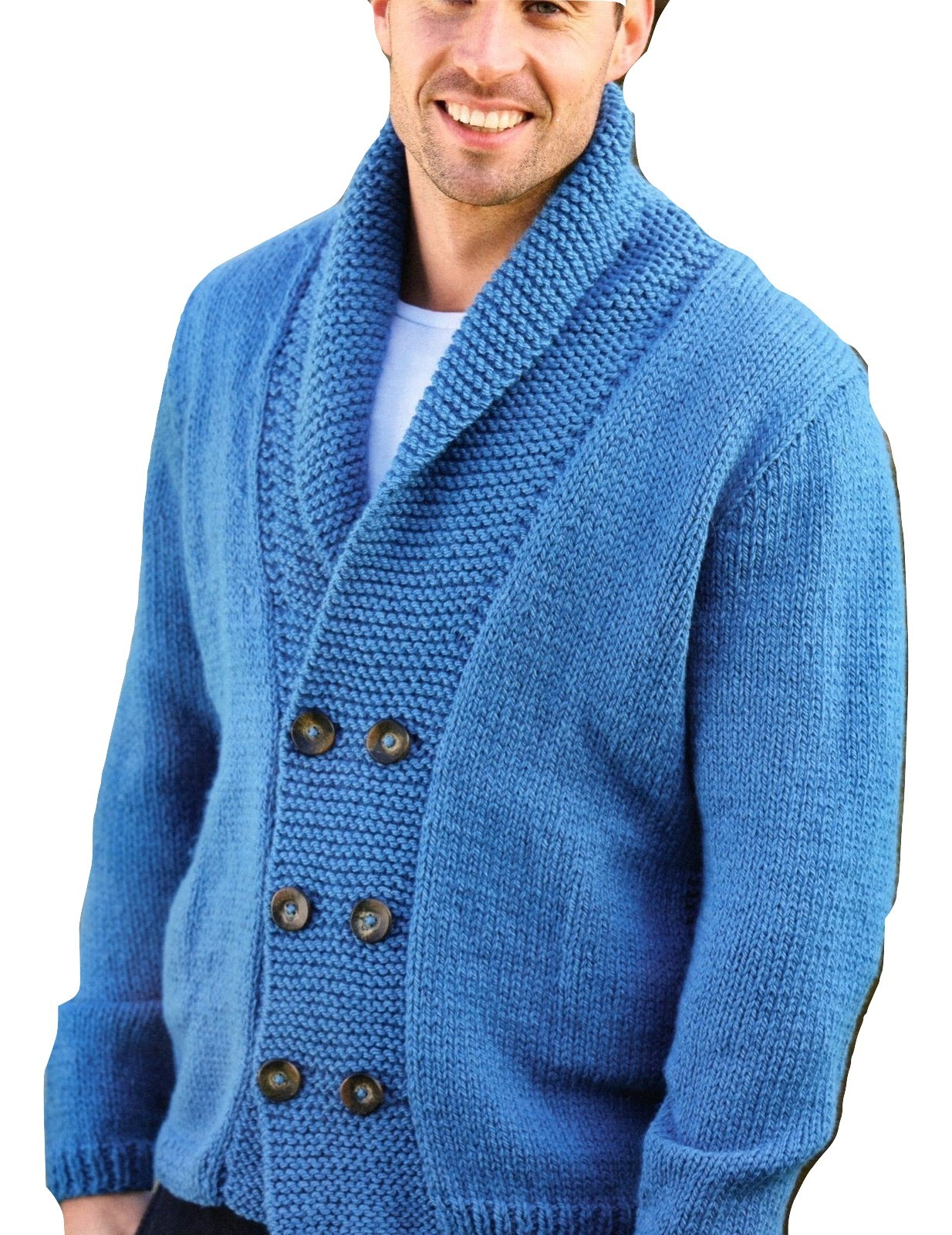 Easy & Quick Shawl Collar Cardigan Pattern, Digital PDF Download PatternsContemporary